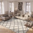 thumbnail image 1 of Hawthorne Collection Tapis Shag Ivoire - 8 Pieds x 10 Pieds, 1 of 7
