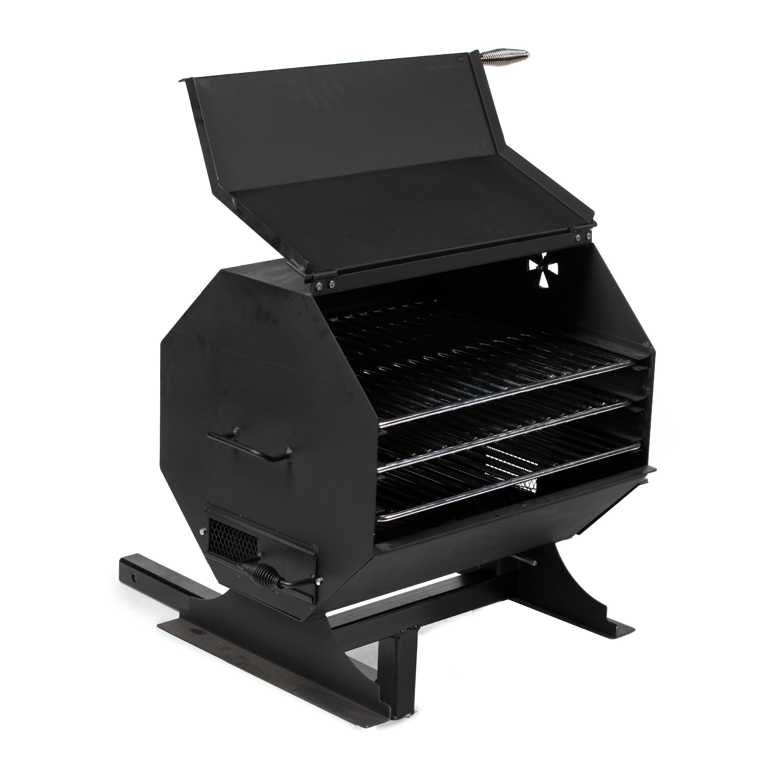 Titan Great Outdoors Tailgating Grill, Hitch Mounted Charcoal Grill