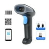 Aibecy Handheld Barcode Scanner 1D/2D/QR Code Scanner 2.4G Wireless & USB Wired Bar Code Reader Compatible with Windows Android Linux