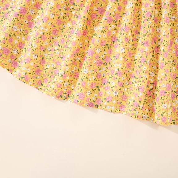 Vedolay Dressers Flower Girl First Communion Pageant Wedding Birthday Dress,Yellow 2-3 Years