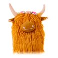 thumbnail image 1 of Peluche de vaca escocesa de Highland, juguete de peluche de vaca escocesa, 1 of 4