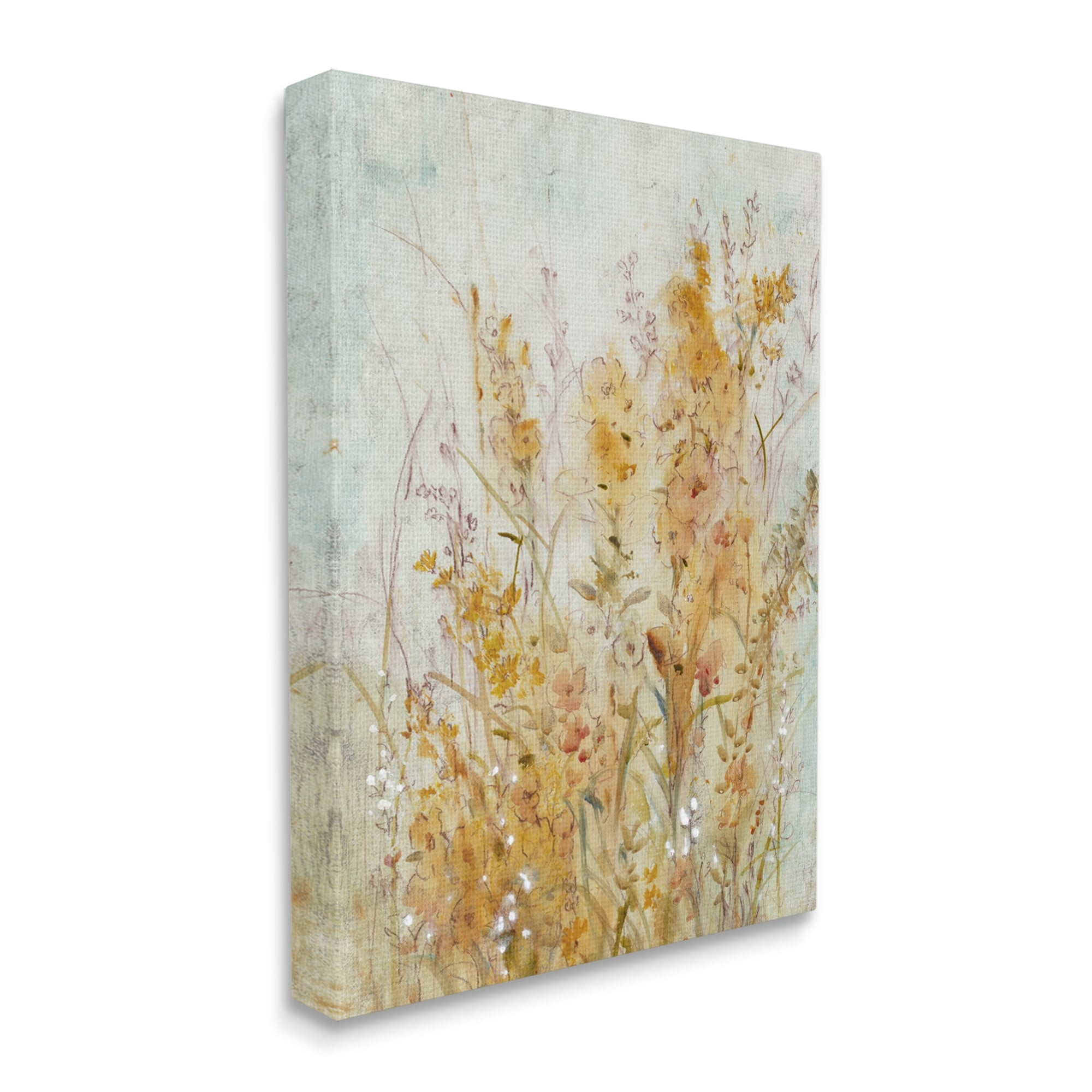 Stupell Industries Botanical Blooms Abstraction Botanical & Floral Painting Gallery Wrapped Canvas Print Wall Art