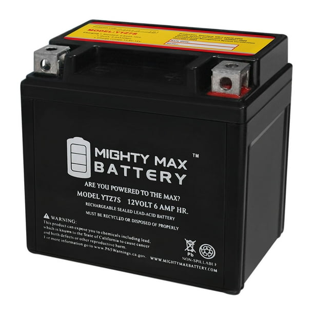 Ytz7s 12v 6ah Battery For Motorcycle Dirt Bike Atv Scooter - Walmart 