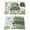Green Ivory, variant on St. Patrick's Day Placemats Set of 6, Green Truck Clovers Floral Butterfly Wood Placemats for Dining Table, Place Mats for Kitchen Tabletop, Waterproof Wipeable Dining Table Mats Set
