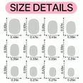 thumbnail image 6 of RAGUPEL 24Pcs Press on Nails for Kids,Violet with Flash Kids Nails,Adhesive Backing Does Not Damage Nails Kids Nails Set for Girls,Style3, 6 of 6