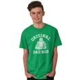 thumbnail image 3 of Funny Father Original Dad Bod Buddha Men's Big & Tall Crewneck Graphic Tee Brisco Brands 2X, 3 of 5
