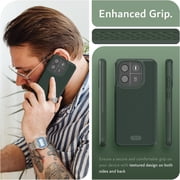 TUDIA MergeGrip Blackview Wave 6C Case Dual Layer Slim Tough Heavy Duty - Pine Green