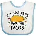 thumbnail image 3 of Inktastic I'm Just Here for the Tacos Cinco De Mayo Boys or Girls Baby Bib, 3 of 4
