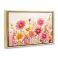 thumbnail image 2 of Stupell Industries Contemporary Blush Blooming Whimsy Gold Floating Frame Canvas Art, 25 x 17, by Andrea Haase, 2 of 8