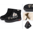 thumbnail image 2 of Women's Winter Snow Boots - Artificial plush Lined Waterproof Slip-On Booties for Cold Weather, 2 of 7