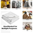 thumbnail image 6 of Fox Blanket, Cute Autumn Fox Fall Gifts for Women Adult Throw Blanket Bedding Room Decor Flannel Blanket Soft Plush Warm Fleece Blankets&Throws for Couch Living Room 60"x50", 6 of 6