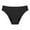 Black, variant on WREESH Women's Twist-Front Bikini Bottoms - Moderate High Cut Ruched Swimsuit Bottom for Pool & Beach Black