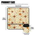 thumbnail image 5 of ZIATUBLE Thanksgiving Turkey Machine Protective Pad Maple Leaves Sewing Machine Muffling Matt Fall Pumpkin Sewing Machines Table Pad with Storage Bag for Home Sewing Classes, 5 of 5