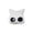 White, variant on Unisex Goggle Knitted Beanie Hat Windproof Warm Winter Skull Cap