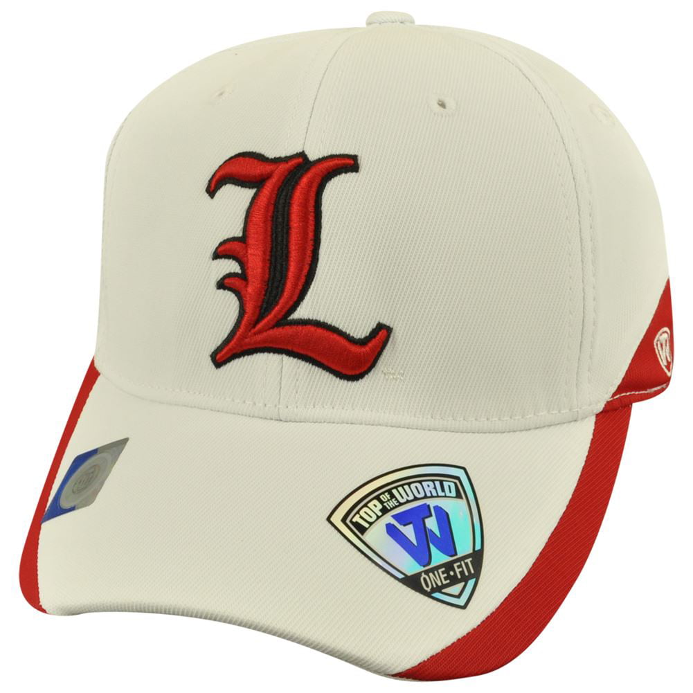 Louisville Cardinals Hat Top Of The World Red Adjustable Cap NCAA