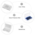 thumbnail image 4 of QUMIIRITY 10Pcs Card Storage Case White ABS Material Shockproof Holder for Game Discs, 4 of 8