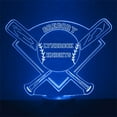 thumbnail image 1 of Mirror Magic Store Baseball Field Color Changing Personalized LED Light with Remote Control, 1 of 5