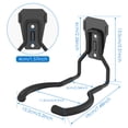 thumbnail image 4 of NUAHRHY 6pcs Garage Power Tool Hook Set Wall Mounted Power Tool Hanger Heavy Duty Garden Tool Organizer Rack String Trimmer Storage Hanger Support 55lbs Max Utility Hooks for Power Tool, 4 of 5