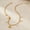 Color4, variant on 18K Gold-Plated Stainless Steel Starfish & Shell Necklace - Summer Ocean-Inspired Minimalist Chain for Women