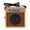 Yellow, variant on BIMZUC 5W Mini Portable Guitar Amplifier Combo, Orange, Dual Power 9V Battery or DC Adapter, 1/4" & 3.5mm Inputs, Overdrive & Tone Control for Electric Acoustic Guitar, 5 inches / 12.7 cm Length