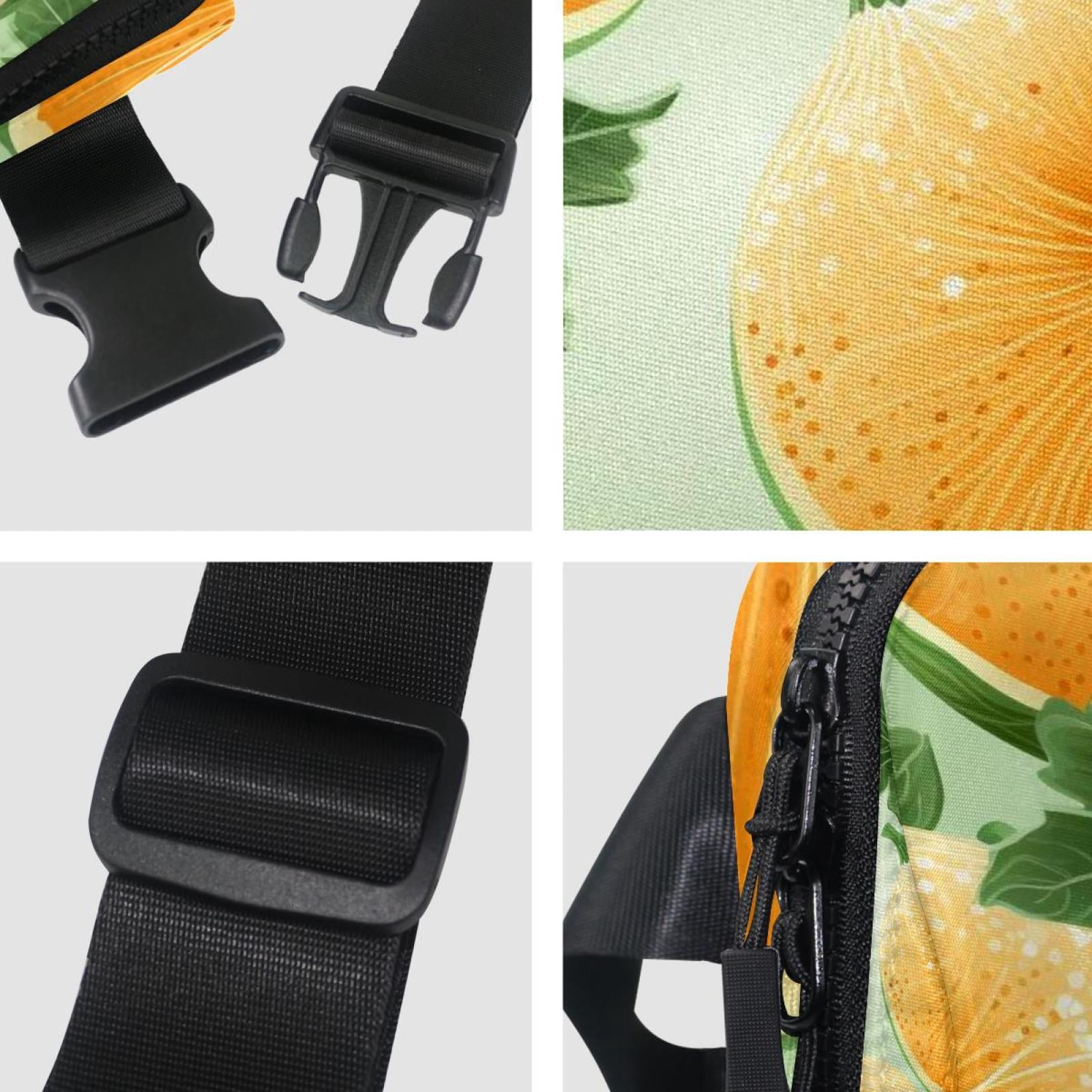 Cantaloupe Fanny Packs Running Belt Belt Bag Lightweight Adjustable with Extension Strap Unisex