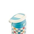 thumbnail image 3 of TAL Stainless Steel 2-in-1 Straw and Chug Water Bottle with Push Lid 24 fl oz, Multi Checker, 3 of 11