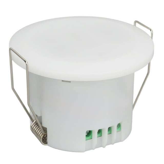 Interruptor de Luz de Detecció de Movimiento, Sensor de Presencia Humana de Mmwave de Ahorro de Energía, PrueBa Meteorológica Inteligente Ajustable Para El Hogar