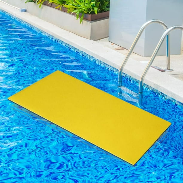 Kowaku Tapis Flottant XPE – Matelas D’eau 3 Couches – 110x40x3,2 Cm – Insubmersible – Pour Piscine, Plage Ou Parc Aquatique – Charge 75 Kg