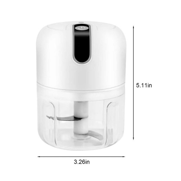 Hachoir À Ail Électrique Portable Rechargeable Avec Tasses De 250 Ml 100 Ml Pour Légumes Hachoir À Ail Électrique Portable Rechargeable Avec Tasses De 250 Ml 100 Ml Pour Légumes