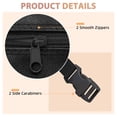 thumbnail image 3 of YODOLLA Outdoor Swing Cover 2 Seater Waterproof Swing Cover Outdoor Furniture Covers Patio Porch Swing Covers, Black, 3 of 8
