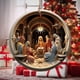 thumbnail image 3 of Colgante de acrílico con efecto 2024 para coche con visión estereoscópica de nacimiento., 3 of 7
