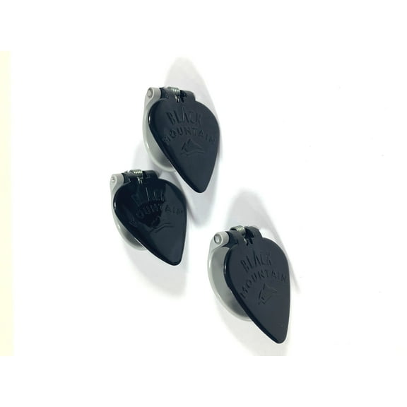 Black Mountain Thumb Pick - Three Picks - Spring Fit Medium Thumb Flat Pick Combo