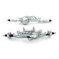 thumbnail image 2 of Silver Aluminum Alloy Rear Axle Compatible with 1/10 Axial WRAITH Models 90018, 90020, 90045, RR10 90048, 90053 - BJM060 Accessory with Additional Components, 2 of 6