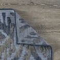 thumbnail image 5 of LR Home Reese 5' x 7', Blue/Gray Ikat Fade, Stain, and Moisture Resistant Indoor/Outdoor Area Rug, 5 of 7