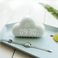 thumbnail image 2 of La Alarma Del Reloj Magnético Multifuncional En Forma De Nube Muestra La Temperatura De La Fecha Y La Hora Del Led Speravity EL013520-02, 2 of 5