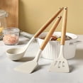 thumbnail image 3 of Spatula for Cooking Nonstick, Kitchen Wok Spatula Utensil Set,12.5" Silicone Spatula Set for Kitchen, 3 of 5