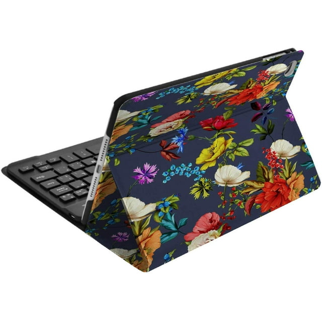 Digital Basics APPLE IPAD 10.2 BLUETOOTH KEYBOARD PORTFOLIO EXECUTIVE CASE -SARGASSO FLORAL