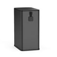 thumbnail image 4 of Nine Stars Step-On Bathroom Trash Can, 3 Gallon stainless steel, Pedal open, Hands-free Soft Close lid Garbage bin, Black, 4 of 10