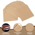 thumbnail image 3 of Uxcell 250 Pcs Hojas de Papel Pergamino Sin Blanquear para Hornear, Cuadrados de 3.1 Pulgadas para Hamburguesas, Papel de Pulpa Antiadherente para Hornear, Asar o Almacenamiento de Carne, Color Madera, 3 of 6