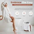 thumbnail image 2 of SereneLife Counter Towel Warmer Bucket - with Customized Fragrance for Spa and Bathroom, Luxury Towel Heater, Auto Shut Off, Fits 1 Large Towel, Blanket, Bathrobe, PJs (Cherry), 2 of 7