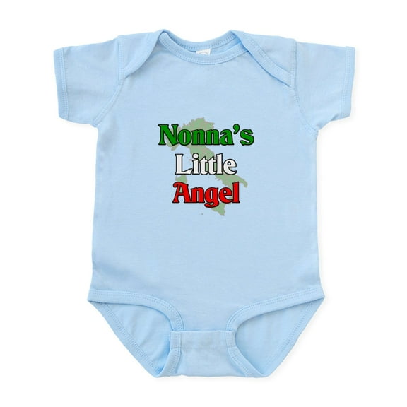 CafePress - Nonna's Little Angel Infant Bodysuit - Baby Light Bodysuit, Size Newborn - 24 Months