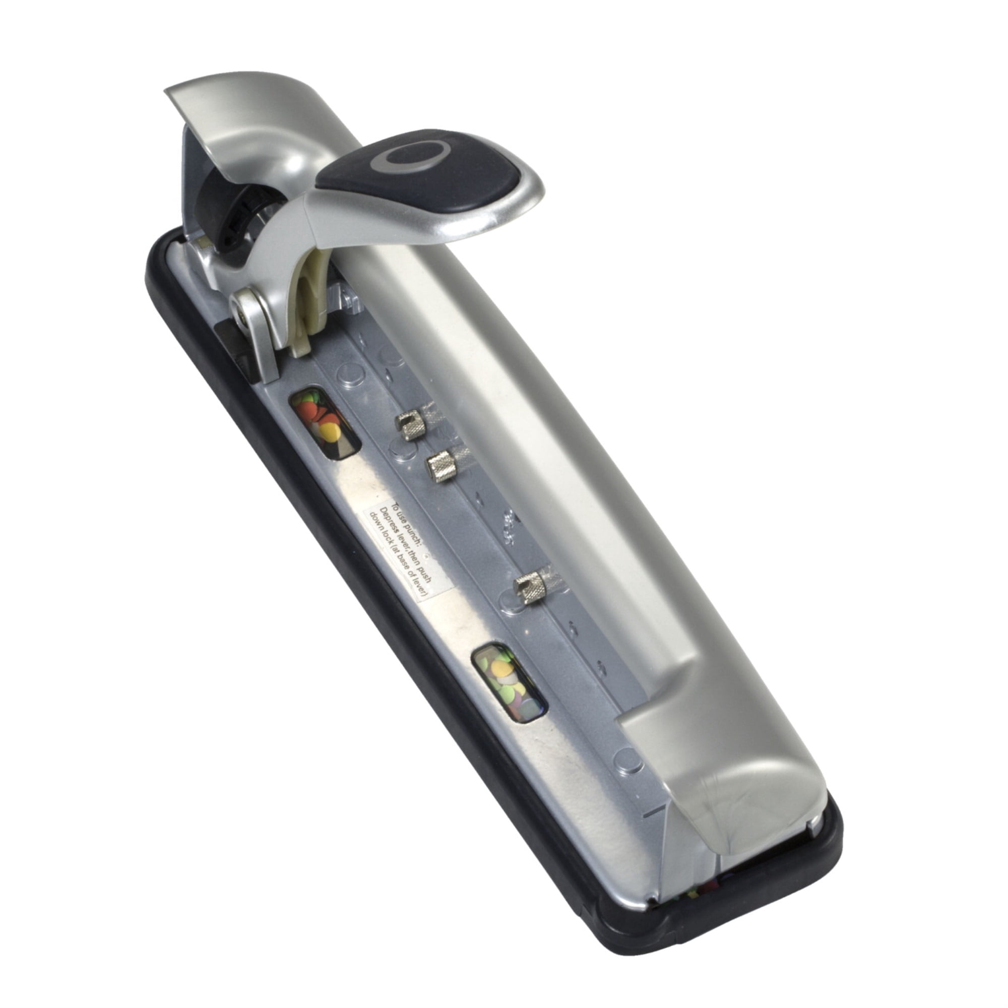 Officemate EZ Lever 2-3 Hole Adjustable Punch w/Lever Handle, 25 Sheet Capacity (90052)