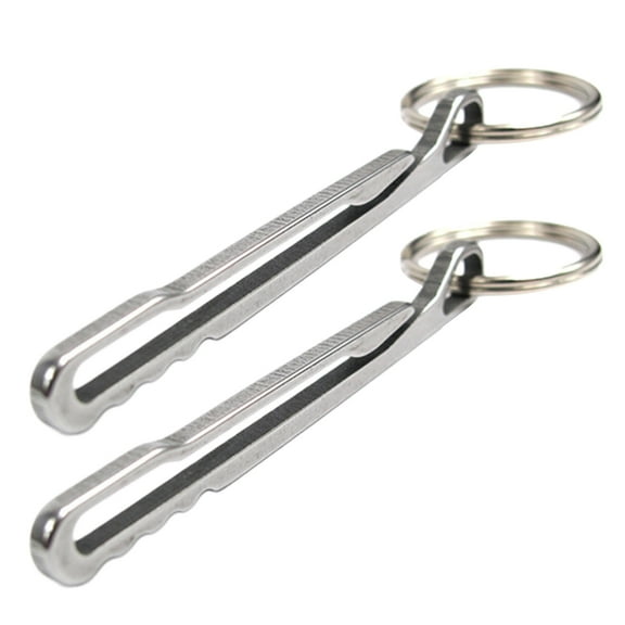 AOOOWER 2pcs Keychain Pocket Clip Key Rings Belt Clip Hanging Buckle Key Rings Holder