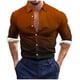 thumbnail image 2 of Blusa y camisa de manga larga con cuello vuelto para hombre, estilo casual, a la moda, con botones estampados, blusa de manga larga con cuello vuelto, camisetas de poliéster para hombre, 2 of 5