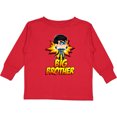 thumbnail image 3 of Inktastic Big Brother Superhero Boys Long Sleeve Toddler T-Shirt, 3 of 5