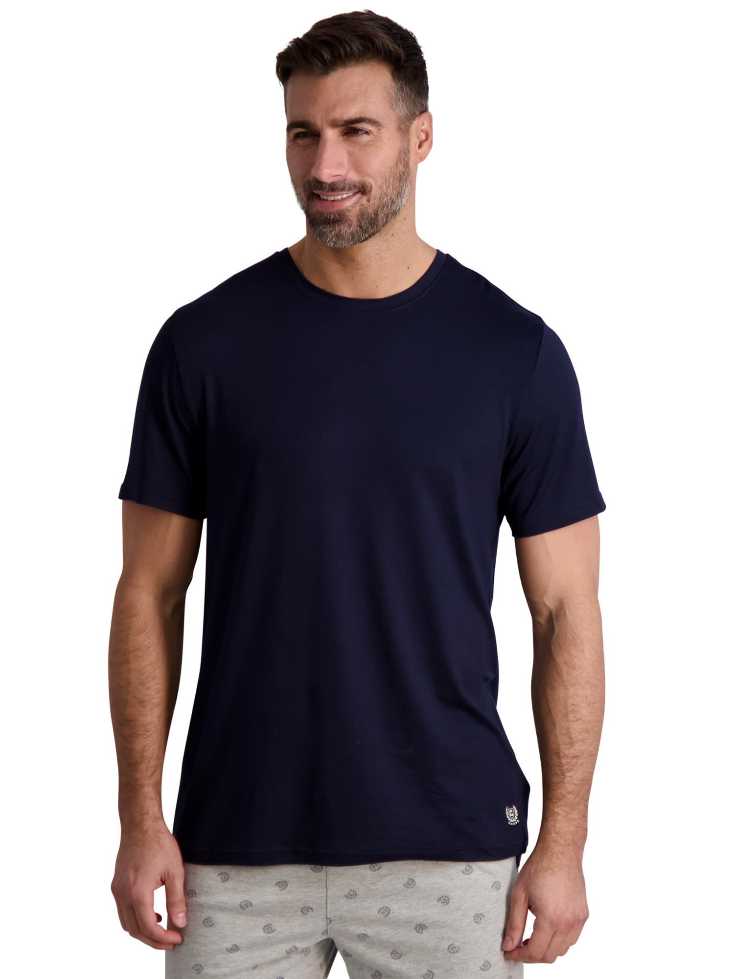 Chaps Men's Brushed Performance Sleep Crewneck Tee - Walmart.com