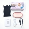 thumbnail image 2 of Hand Warmers USB Rechargeable Portable Powerbank -1 Pack 2400mAh Electric Portable Pocket Heater, Heat Therapy Great for Outdoors, Hunting, Golf, Camping, Warm Gifts Rosegold Color, 2 of 6