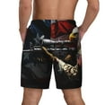 thumbnail image 4 of Goofa American Bald Eagle Warrior Printed Men's Swim Trunks Board Shorts Quick Dry Mens Swimming Trunks with Compression Liner,Breathable Fit Hawaii Beach Shorts-XX-Large, 4 of 9