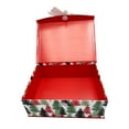thumbnail image 3 of Red Checked Christmas Large Decor Box,13 in x 9.5 in x 4.75 in,by Holiday Time, 3 of 4