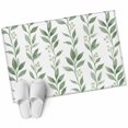 thumbnail image 2 of Eucalyptus Leaves Washable Small Entryway Area Rugs 2'x3', Spring Summer Watercolor Green Leaf Low Pile Throw Rug Non-Slip Sturdy Edge Binding Carpet for Front Door Floor Room Entry, 2 of 9